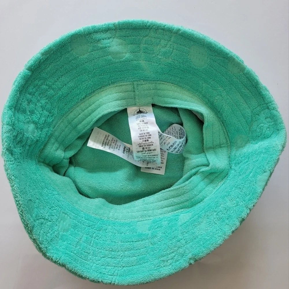 New Disney Parks Mickey Mouse and Friends Terry Cloth Bucket Hat.
